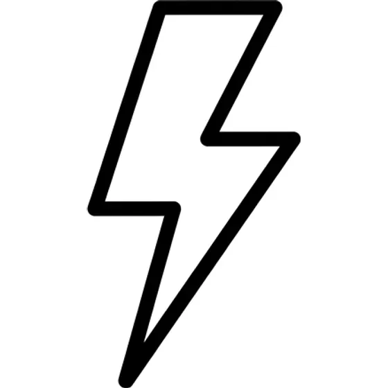 Small Tattoo Ideas example — A small lightning bolt in clean bold line